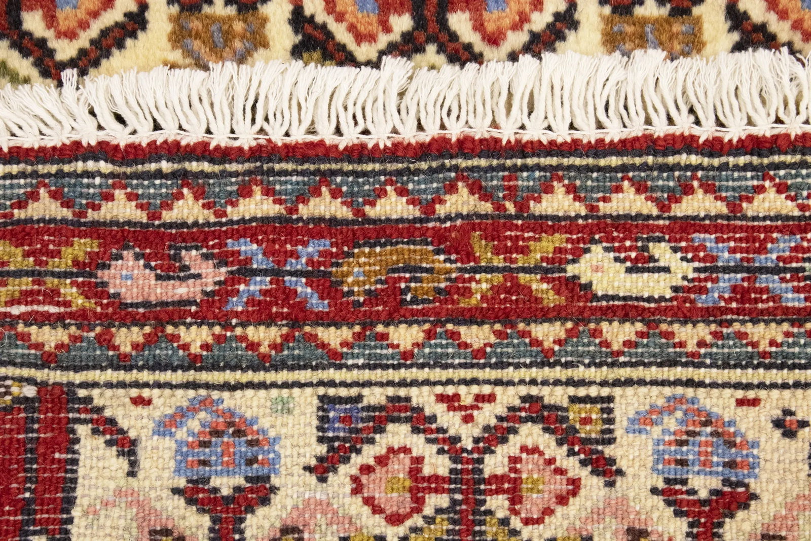 Cream Vintage Tribal 2'2X3'5 Geometric Oriental Persian Rug - 14