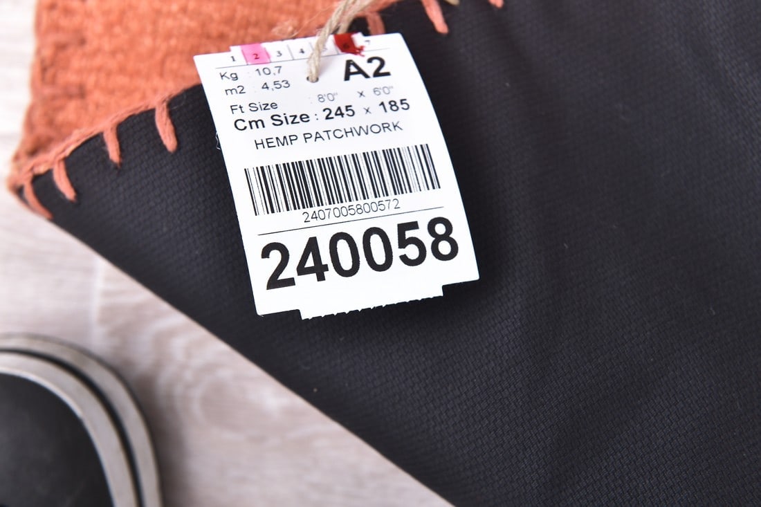 6'0'' x 8'0'' Turkish Vintage Hemp Rug - 240058 - 14