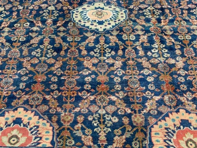 Antique Persian large size Sultanabad Rug-3095 - 8