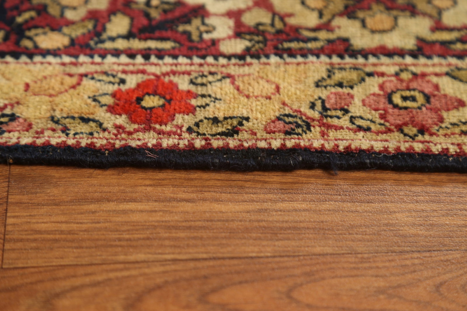 Pre-1900 Antique Vegetable Dye Kerman Lavar Persian Rug 9x13 - 20