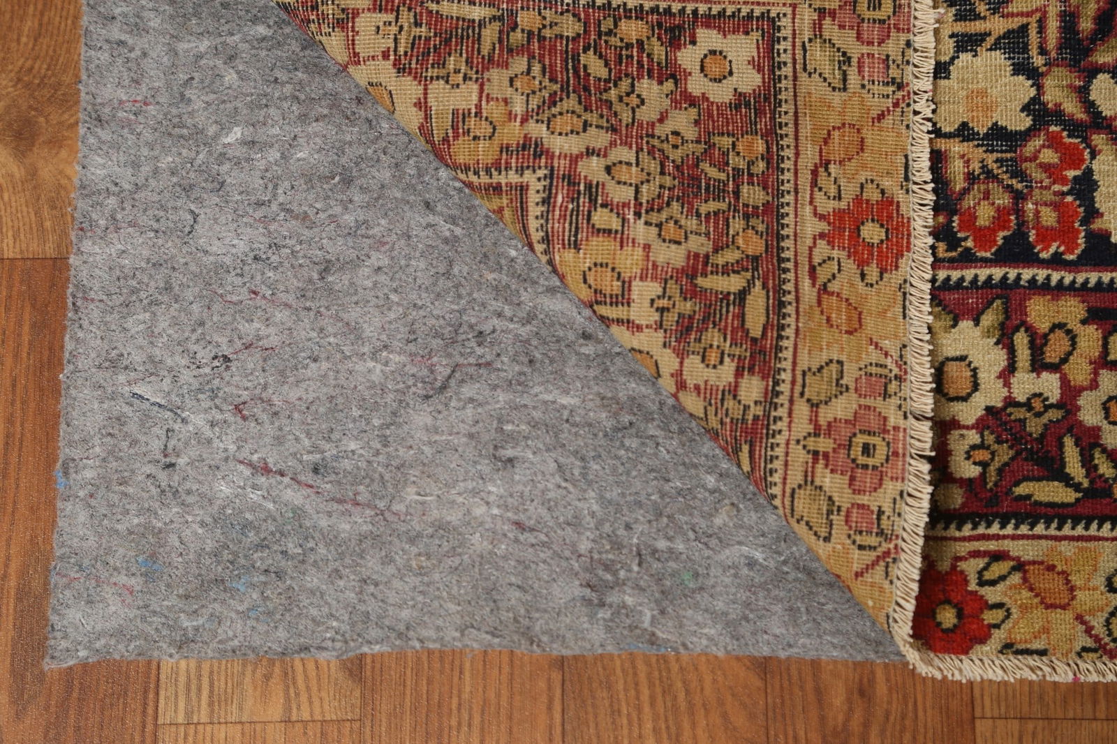 Pre-1900 Antique Vegetable Dye Kerman Lavar Persian Rug 9x13 - 8