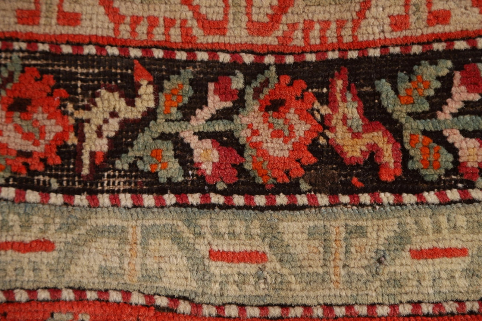 Pre-1900 Antique Karabakh Turkish Runner Rug 4x12 - 10