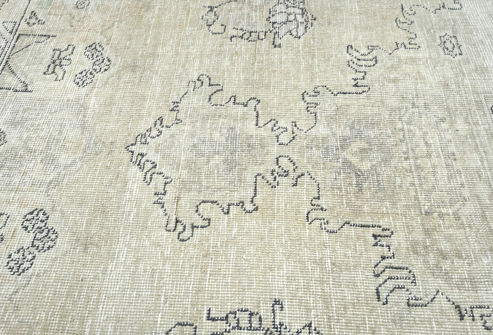 Antique Floral Traditional 5'7X8 Distressed Vintage Oriental Rug - 6