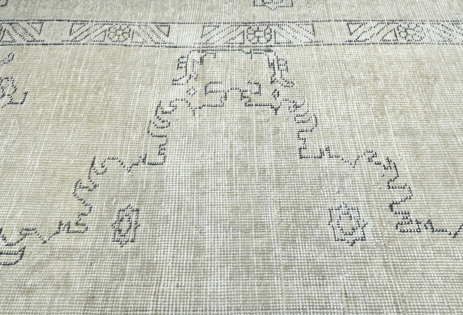 Antique Floral Traditional 5'7X8 Distressed Vintage Oriental Rug - 7