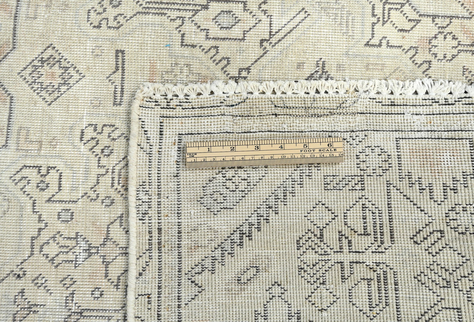 Antique Floral Traditional 5X9 Distressed Vintage Oriental Rug - 11