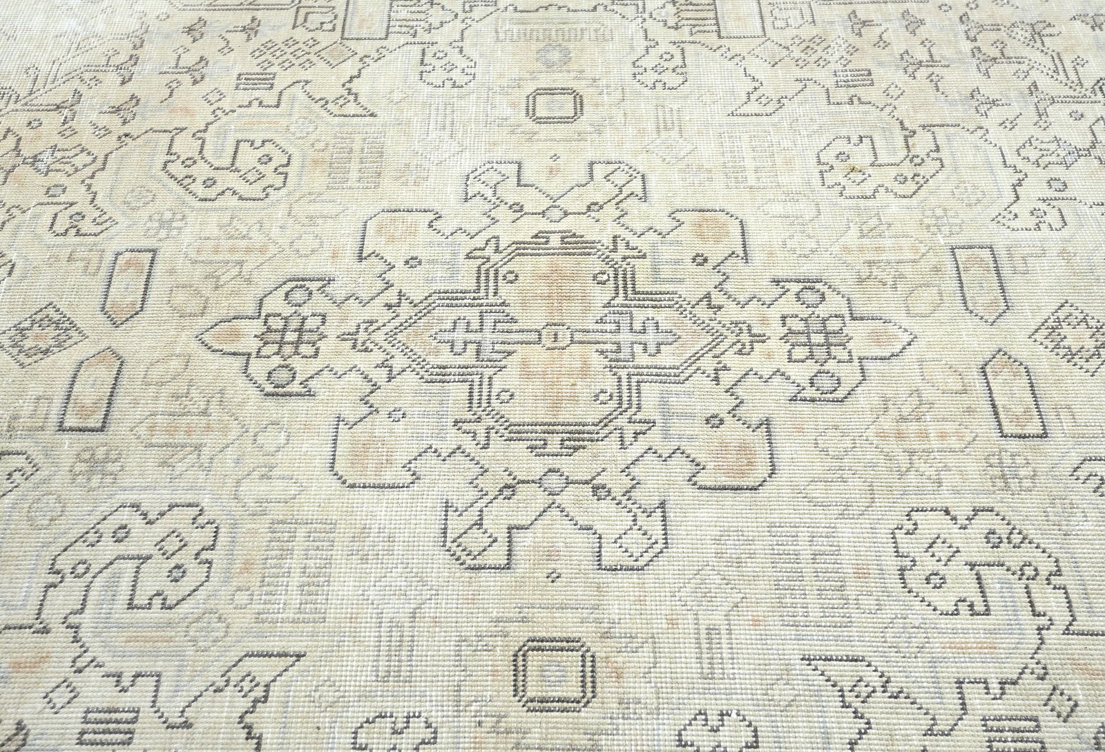 Antique Floral Traditional 5X9 Distressed Vintage Oriental Rug - 5