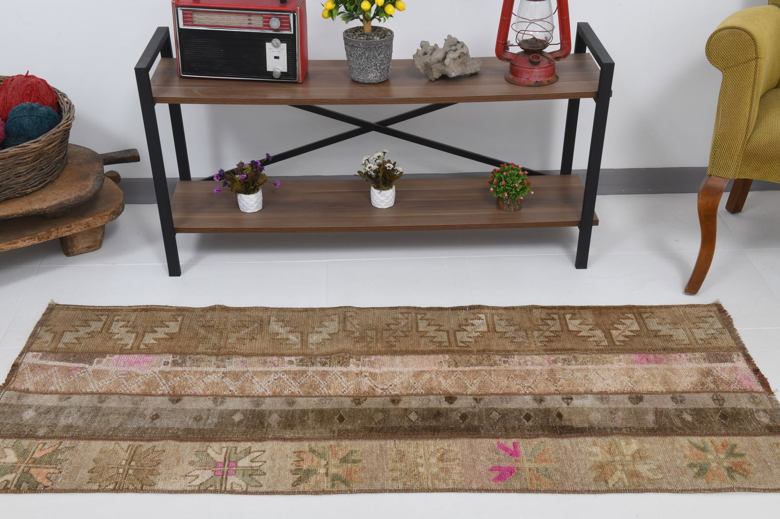 2'3'' x 5'9'' Turkish Vintage Runner Rug - 21344 - 6