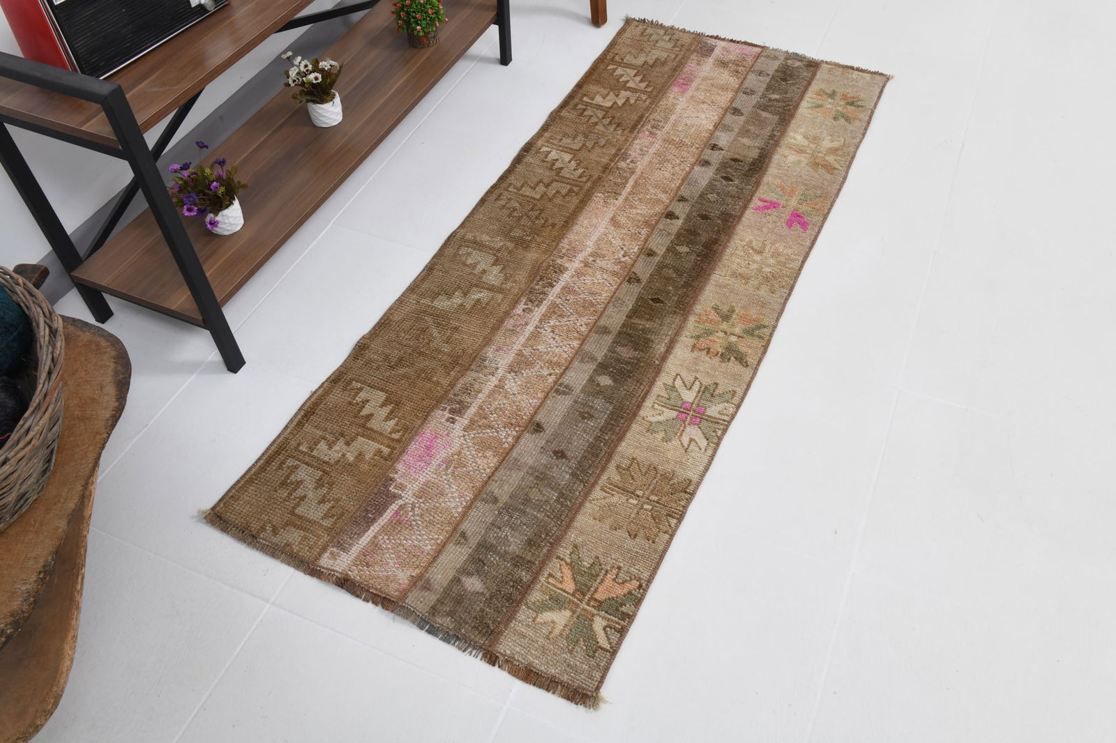 2'3'' x 5'9'' Turkish Vintage Runner Rug - 21344 - 7