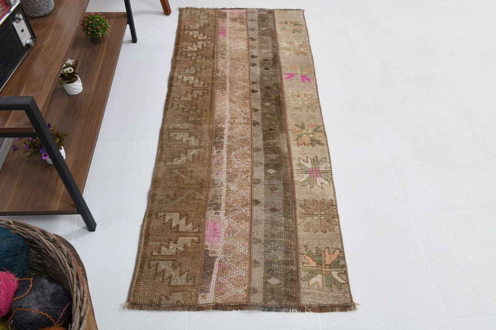 2'3'' x 5'9'' Turkish Vintage Runner Rug - 21344 - 8