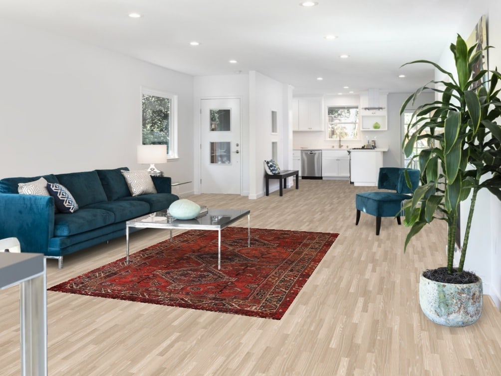 Antique Qashqai Persian Area Rug 5x8 - 2