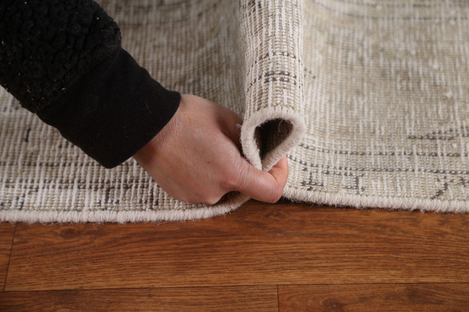 Antique Distressed Tabriz Persian Area Rug 7x10 - 19