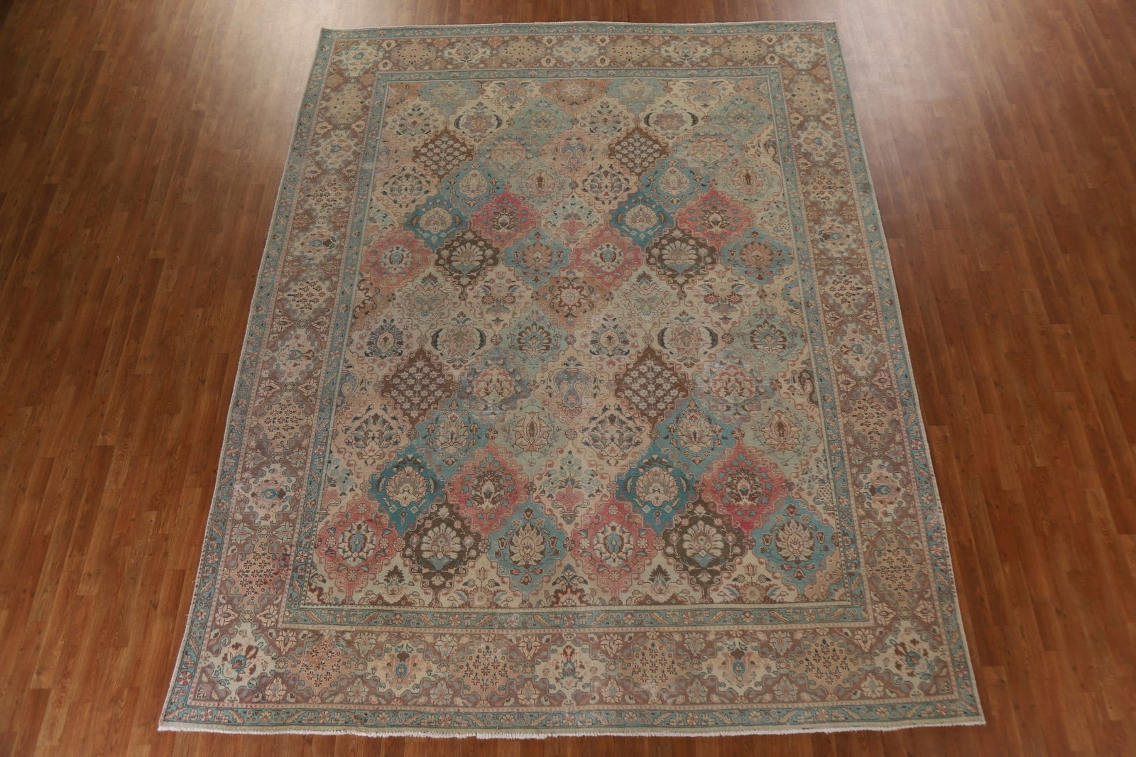 Vegetable Dye Antique Tabriz Persian Area Rug 10x12 - 15