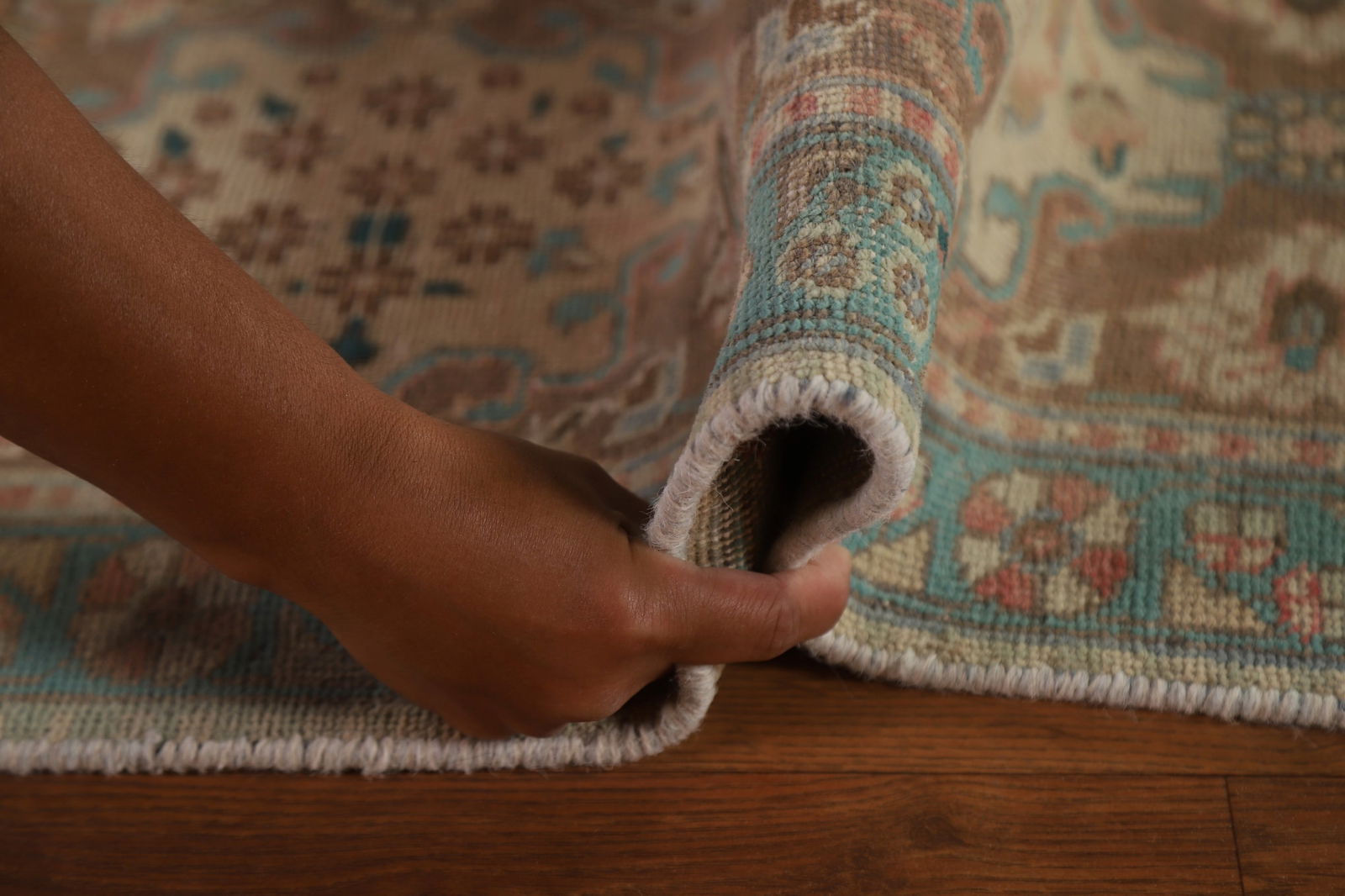 Vegetable Dye Antique Tabriz Persian Area Rug 10x12 - 18