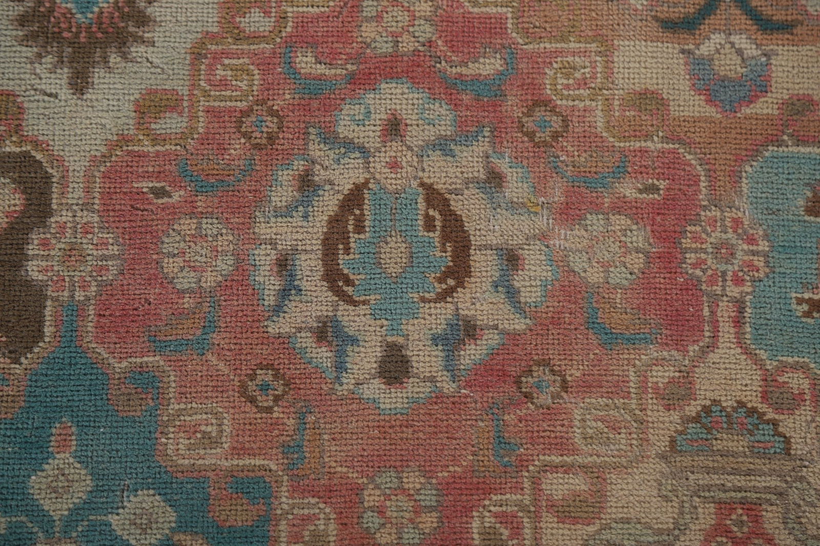 Vegetable Dye Antique Tabriz Persian Area Rug 10x12 - 9