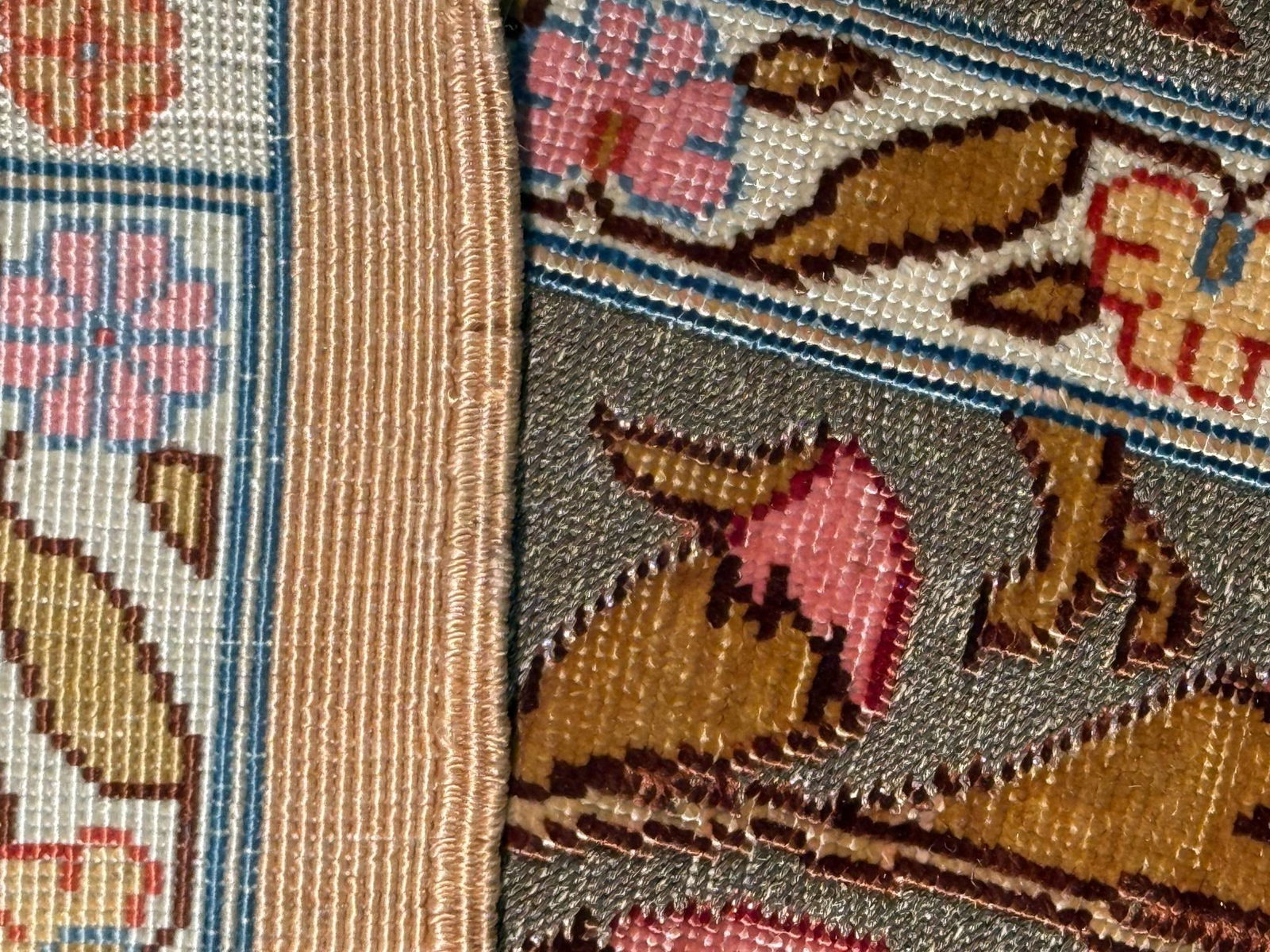 Vintage Silk & Gold Hereke Rug 2.1x3.4 - 16