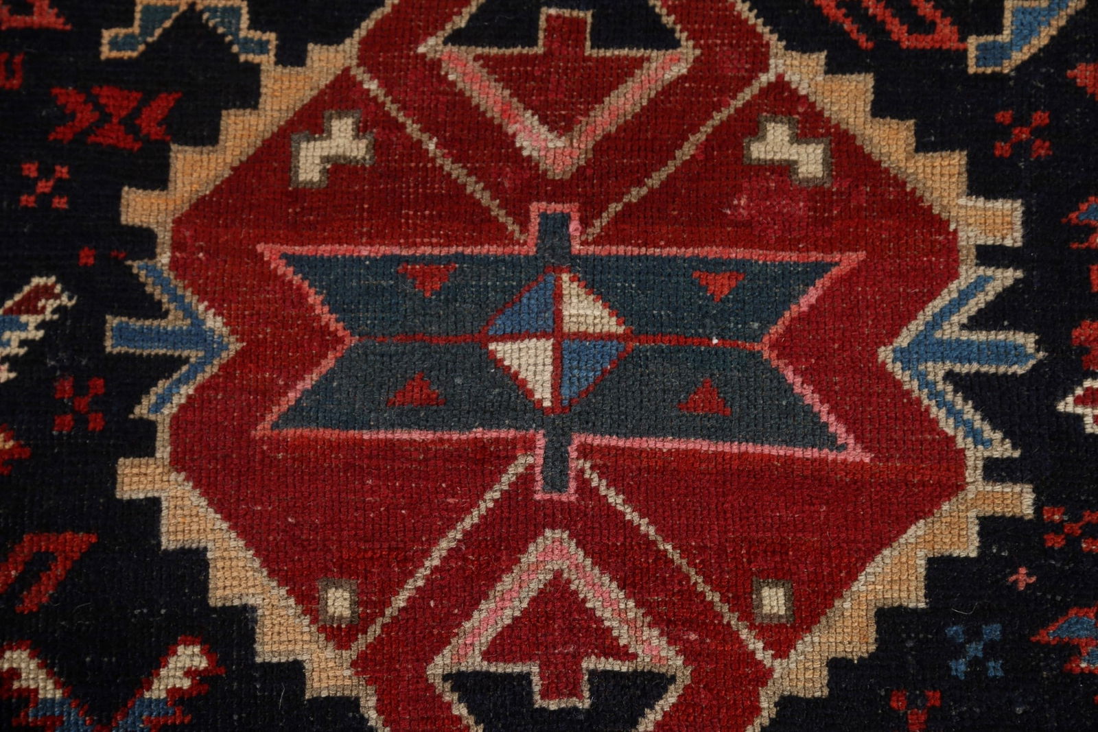 Pre-1900 Antique Caucasian Vegetable Dye Area Rug 4x6 - 10