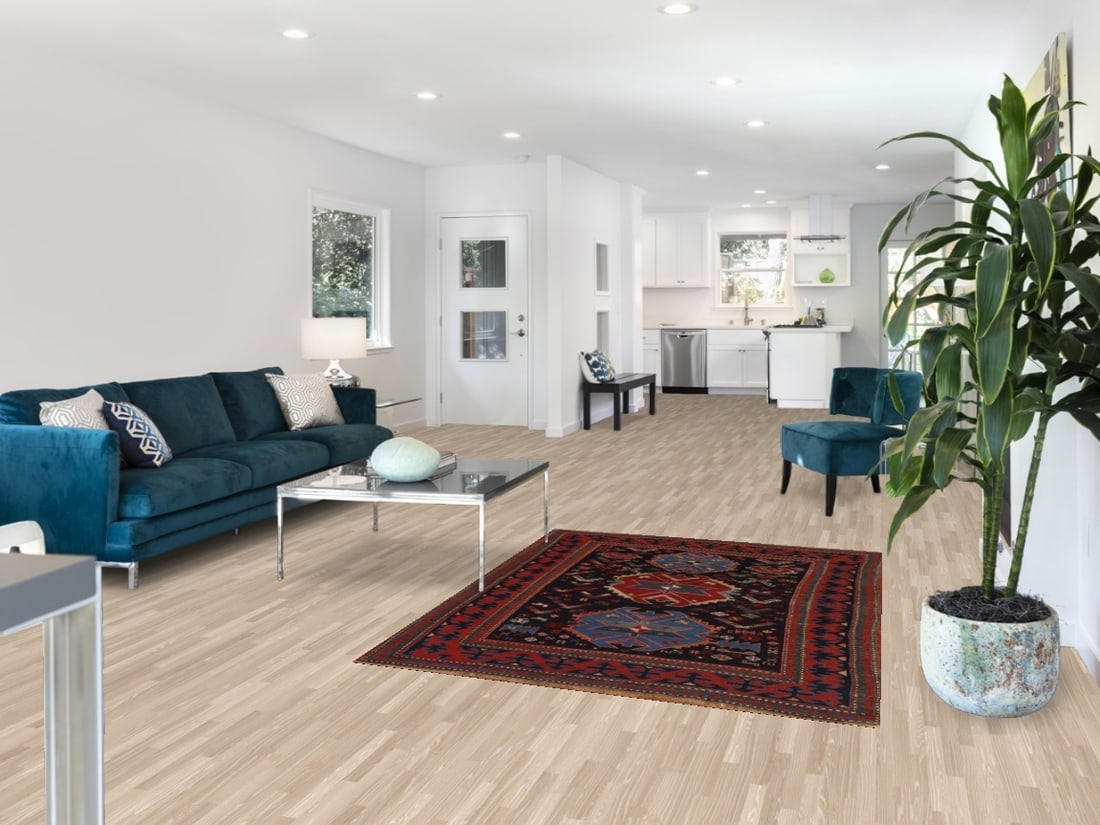 Pre-1900 Antique Caucasian Vegetable Dye Area Rug 4x6 - 2