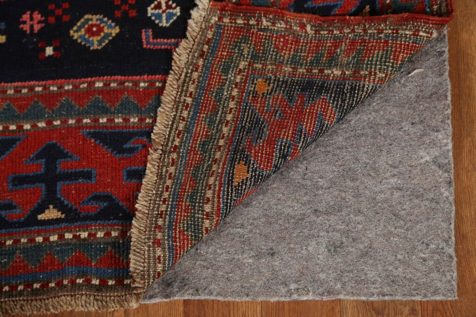 Pre-1900 Antique Caucasian Vegetable Dye Area Rug 4x6 - 8