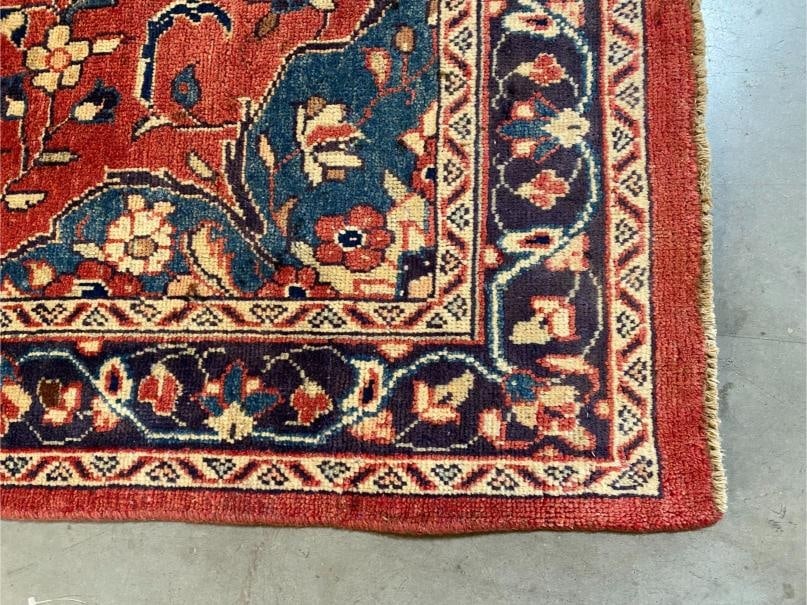 Stunning Vintage Sarouk Runner 3.6x11 - 6