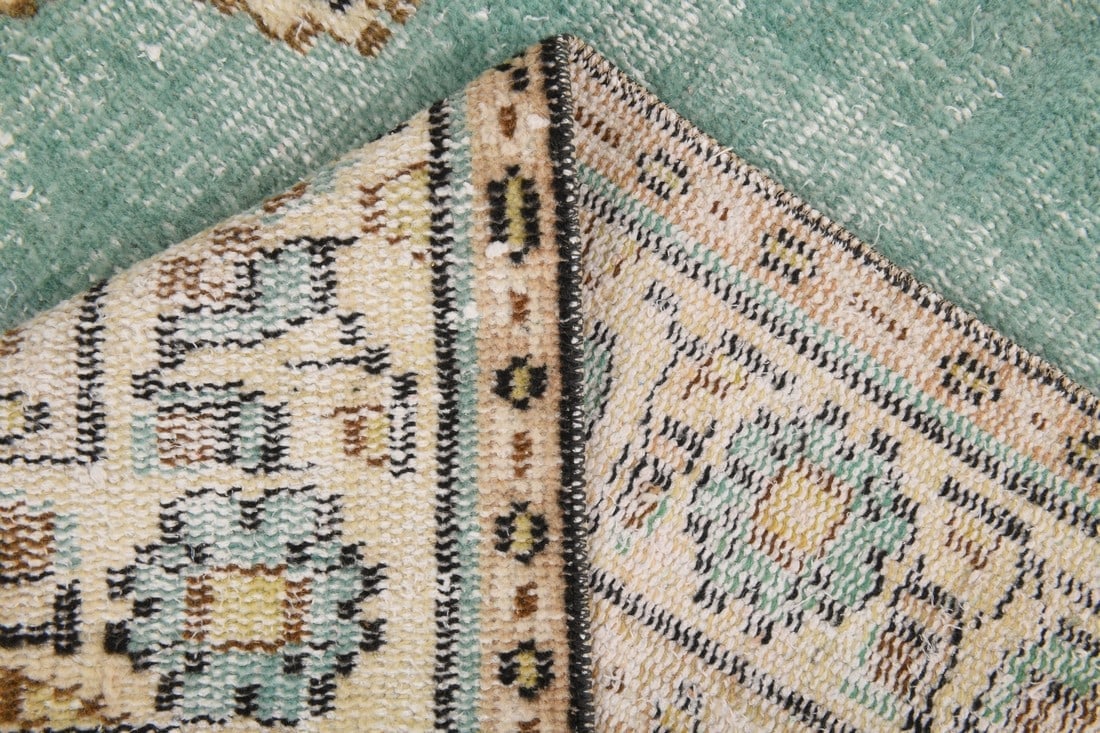 5'1'' x 7'8'' Handmade Vintage Wool Rug - 24776 - 19