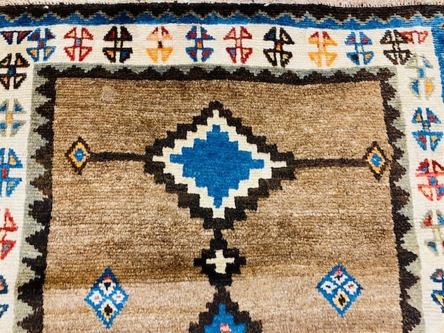 Antique Persian Tribal Gebbeh Rug-2883 - 7