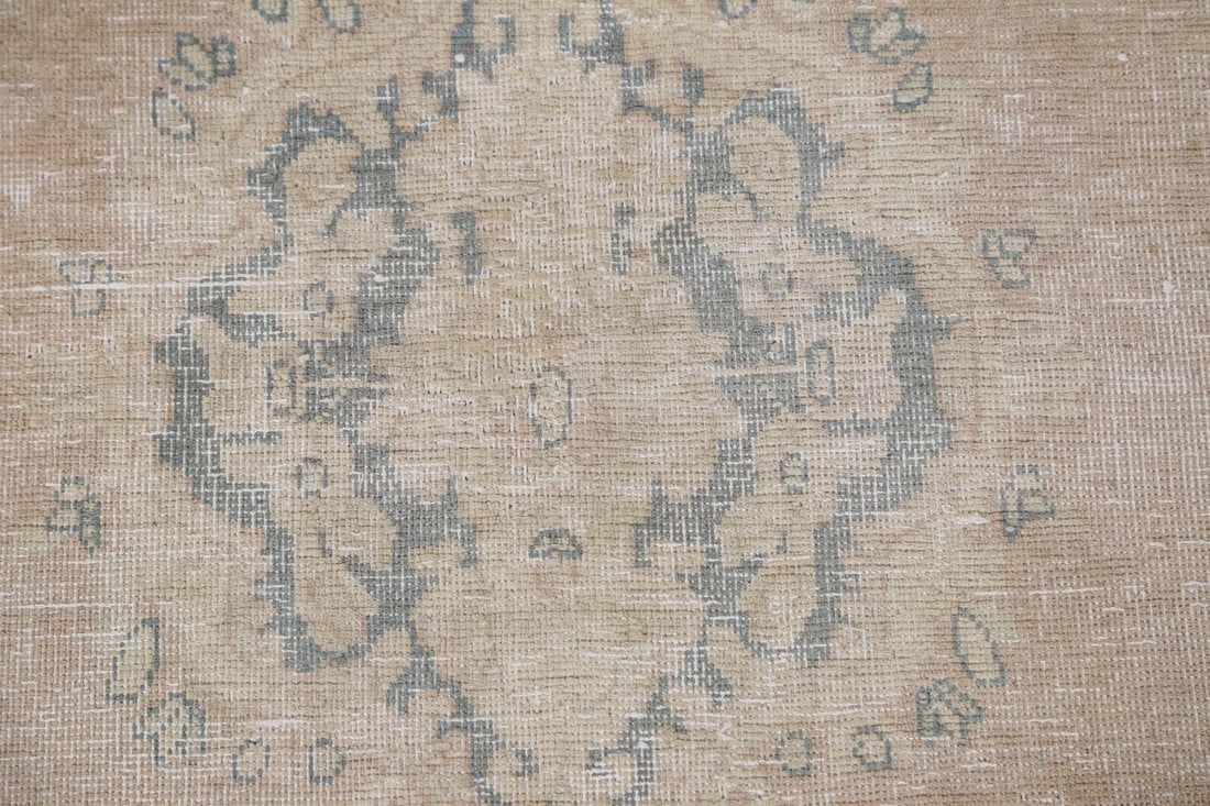 Antique Distressed Kerman Persian Rug 5x13 - 9