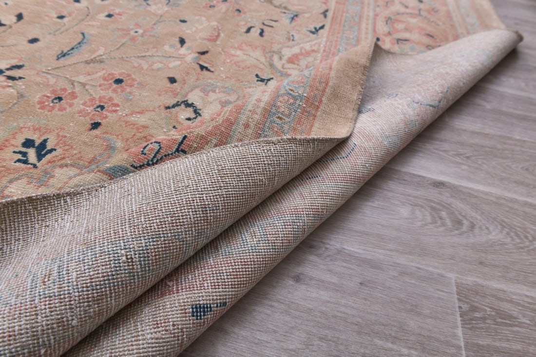 9'11'' x 13'1'' Handmade Vintage Wool Rug - 20671 - 16