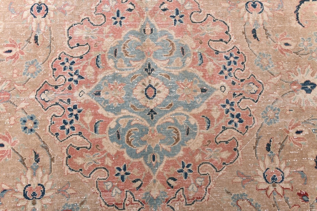 9'11'' x 13'1'' Handmade Vintage Wool Rug - 20671 - 9