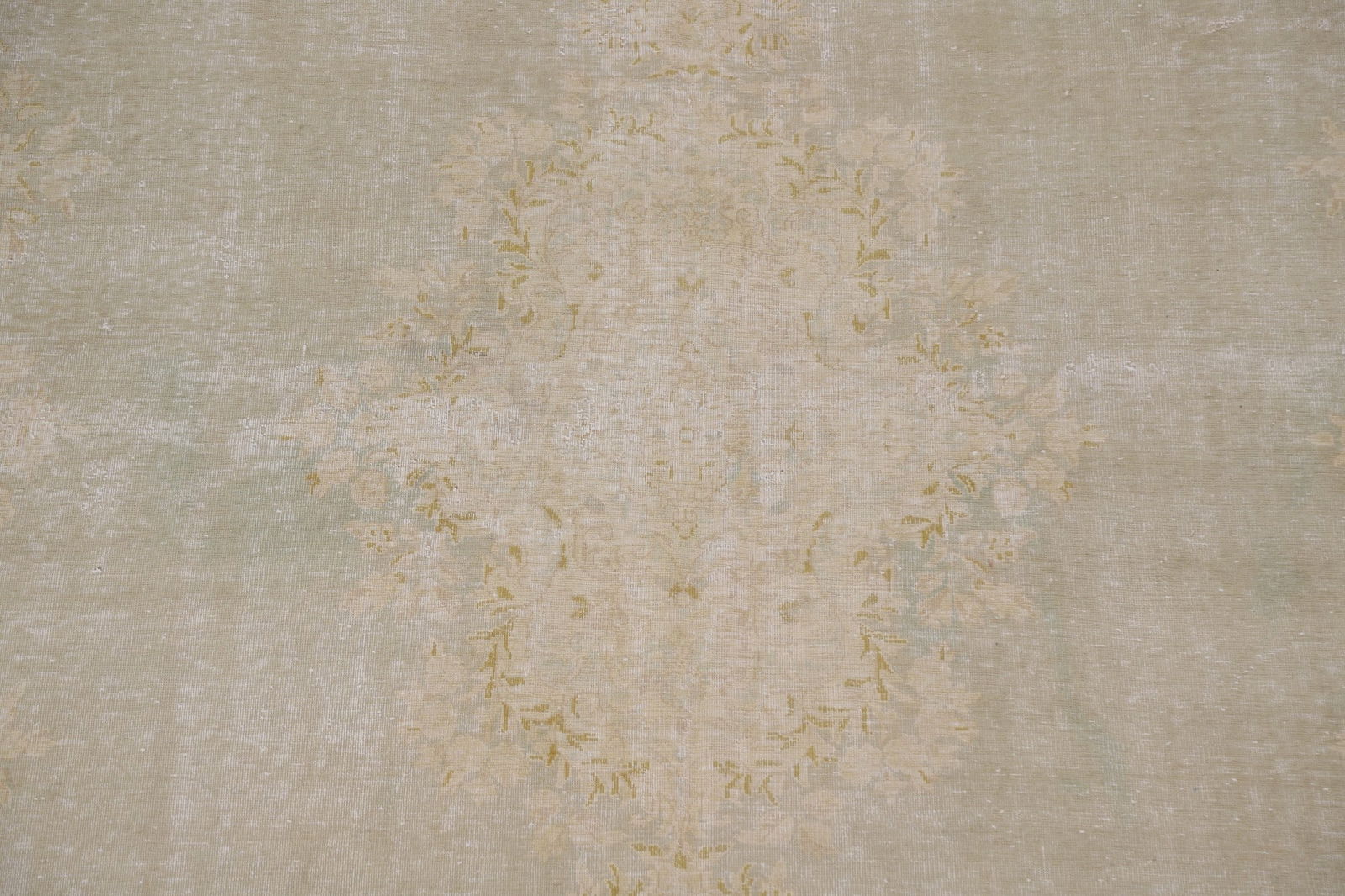 Antique Distressed Kerman Persian Area Rug 7x9 - 5