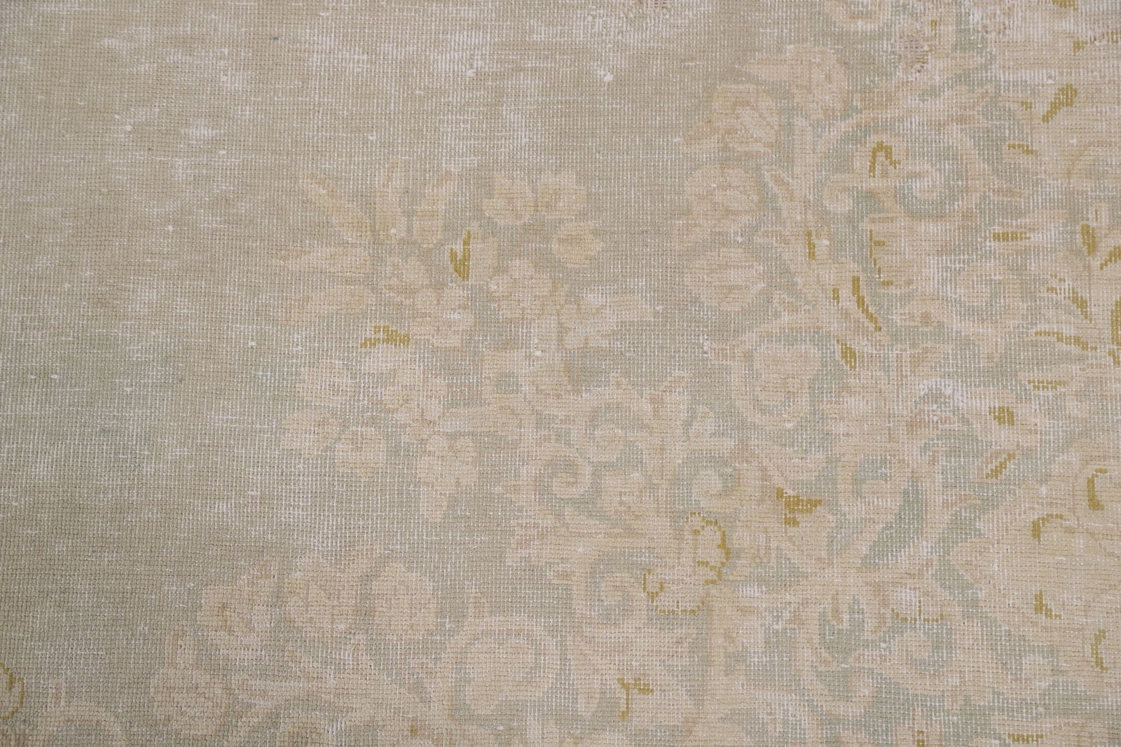 Antique Distressed Kerman Persian Area Rug 7x9 - 9