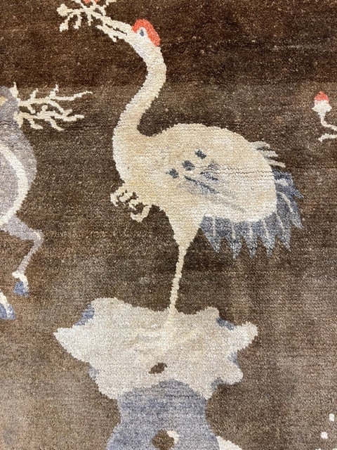 Antique Chinese Pictorial Rug-4949 - 8