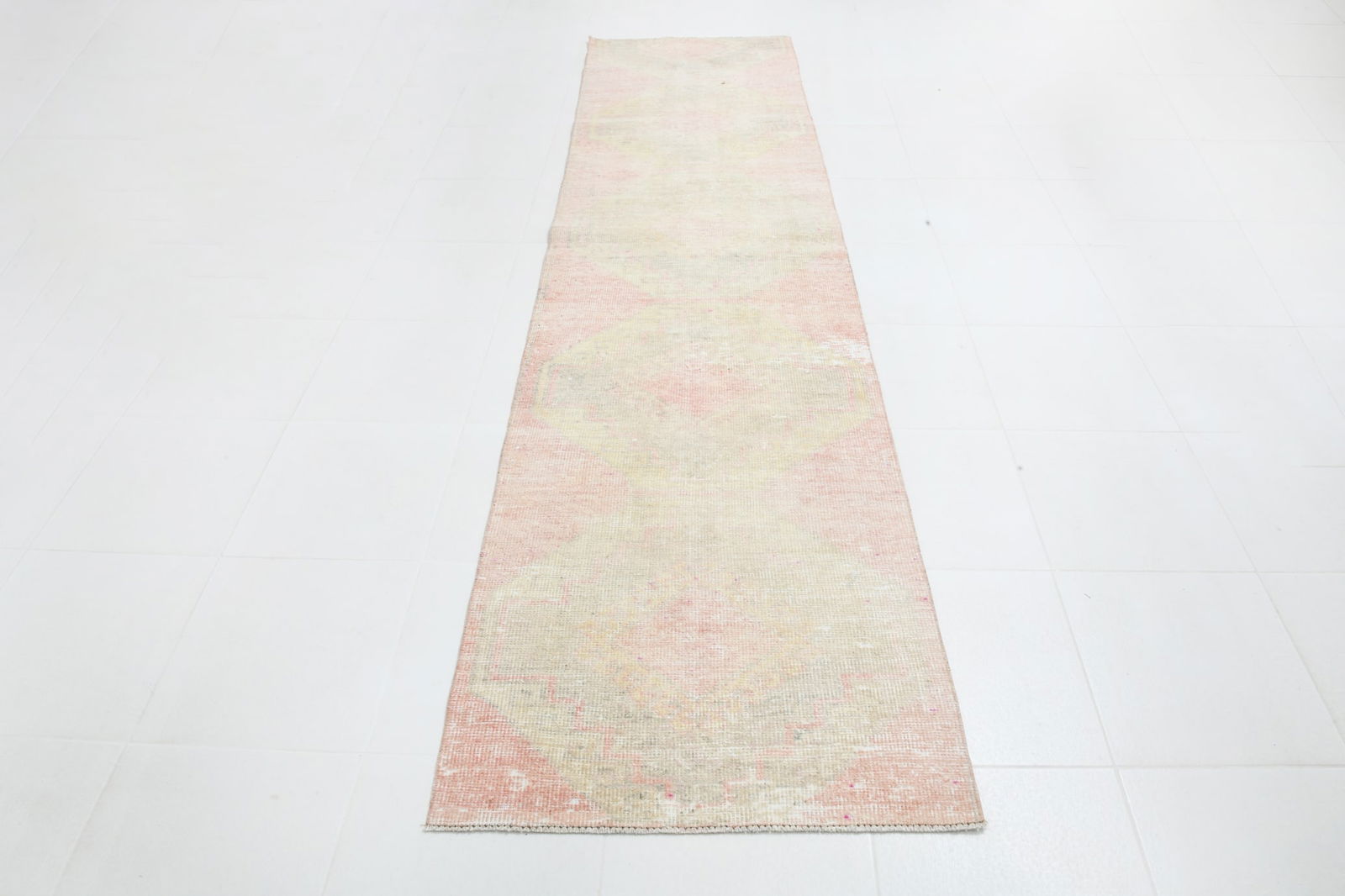 2'9'' x 11'1'' Turkish Vintage Runner Rug - 22588 - 2