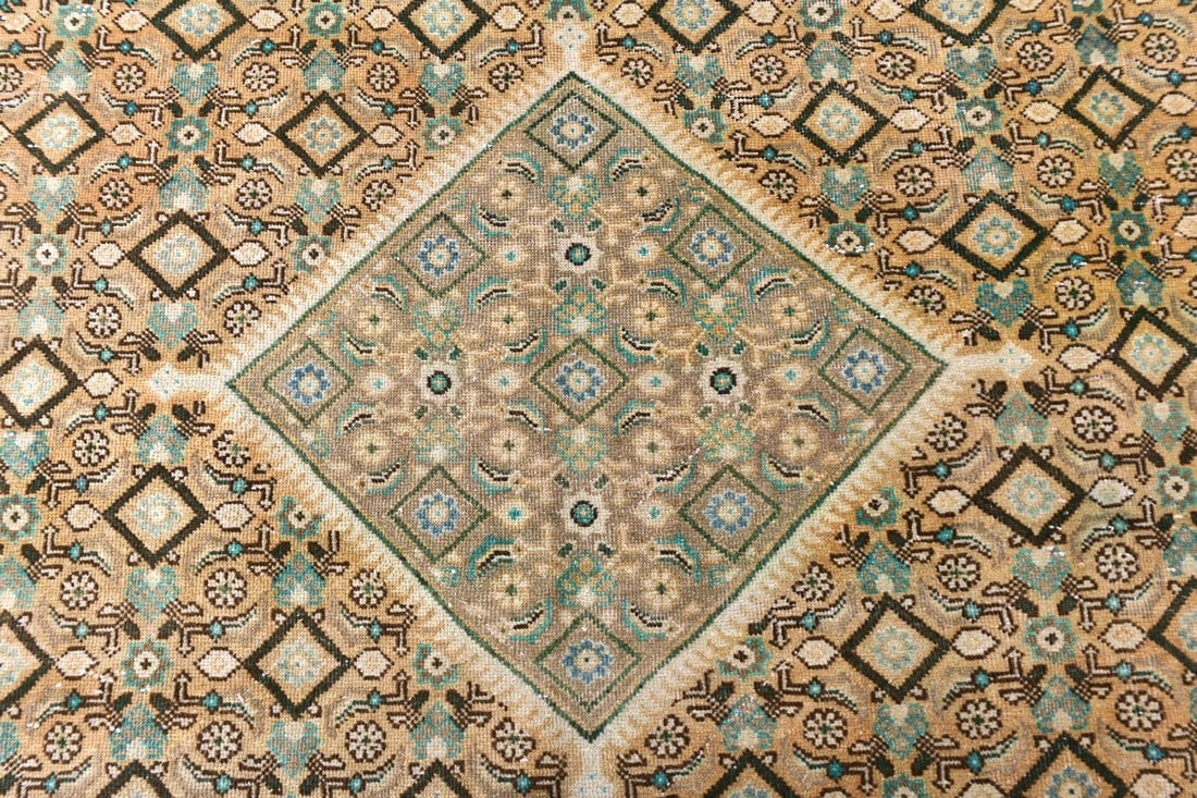 9'6'' x 12'8'' Unique Handmade Vintage Rug - 242589 - 7