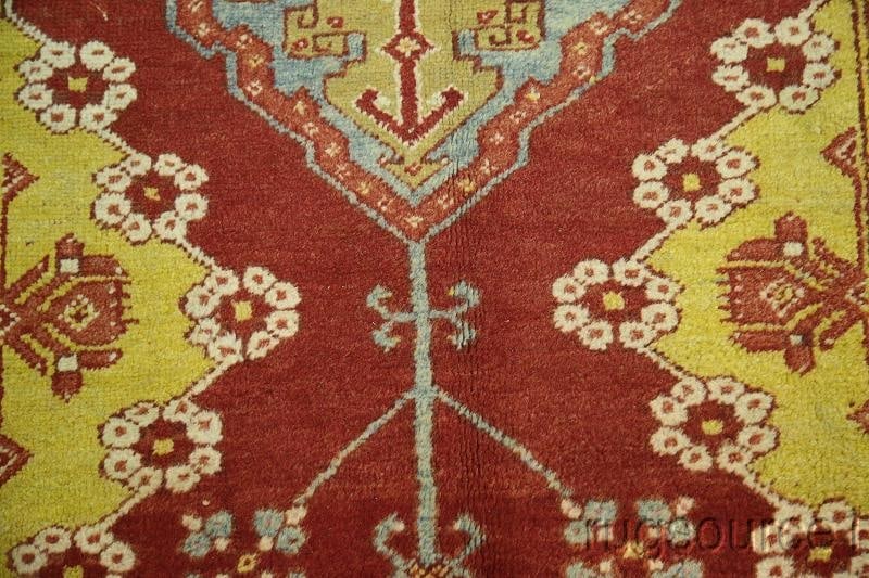 Antique 3x13 Oushak Turkish Oriental Runner Rug - 7