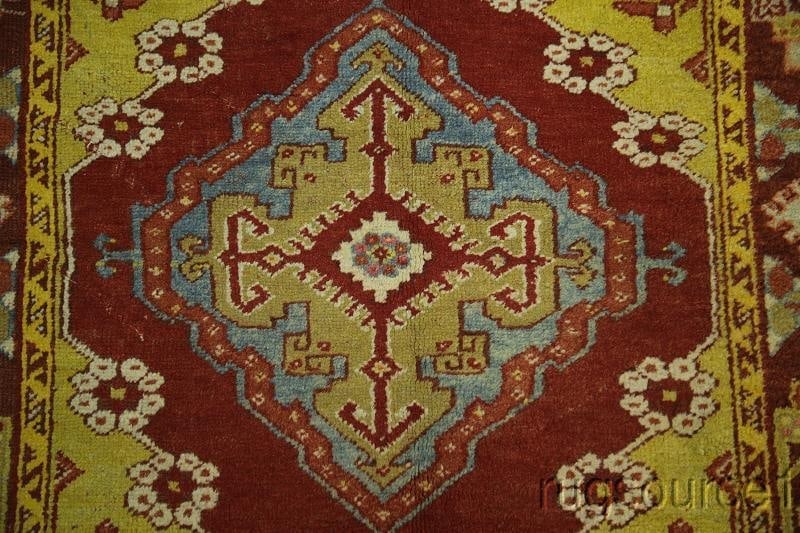 Antique 3x13 Oushak Turkish Oriental Runner Rug - 8