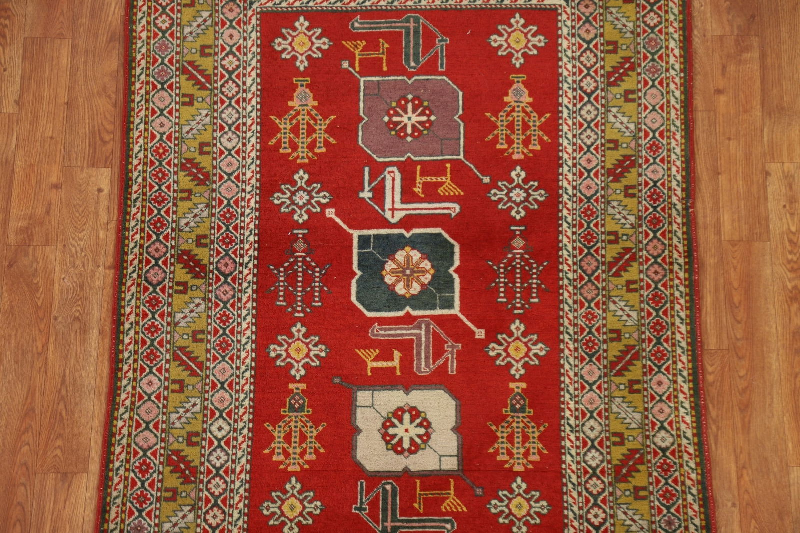 Antique Vegetable Dye Shirvan Area Rug 3x5 - 4