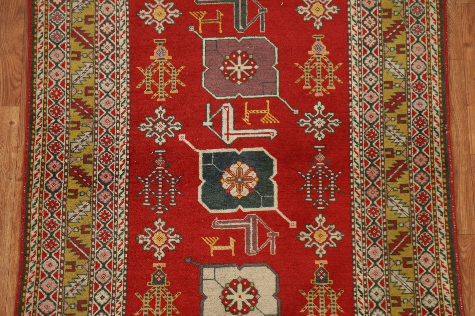 Antique Vegetable Dye Shirvan Area Rug 3x5 - 5