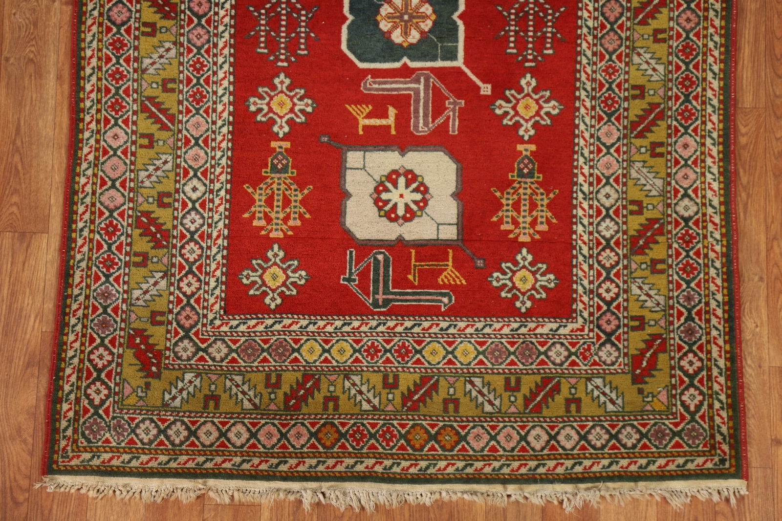 Antique Vegetable Dye Shirvan Area Rug 3x5 - 6