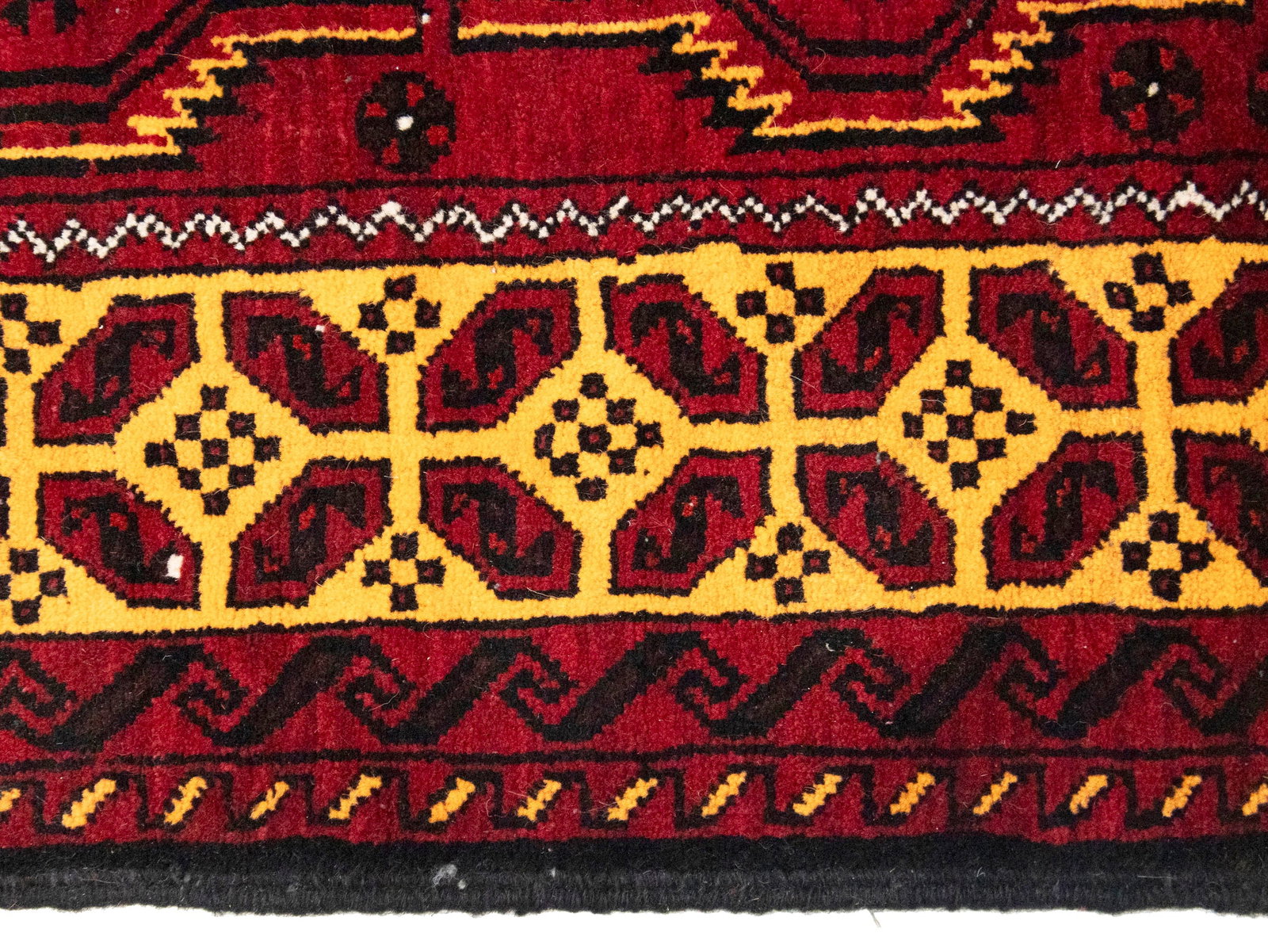 Vintage Red Tribal 3'6X6'5 Balouch Persian Rug - 10