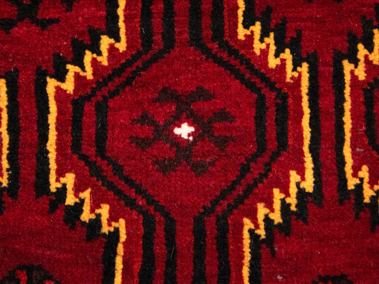 Vintage Red Tribal 3'6X6'5 Balouch Persian Rug - 12