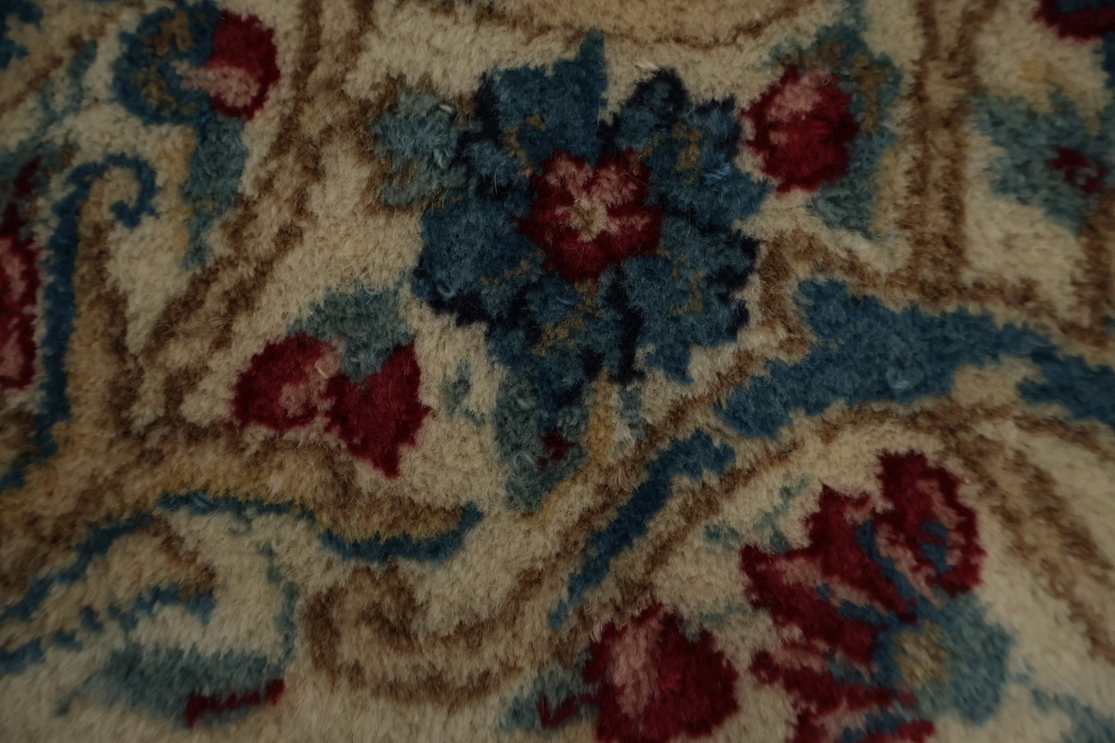 Antique Vegetable Dye Kerman Persian Large Rug 10x17 - 12