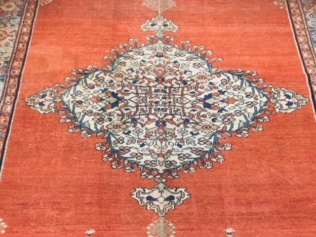 Antique Persian Farahan - Malayer Rug-4092 - 5