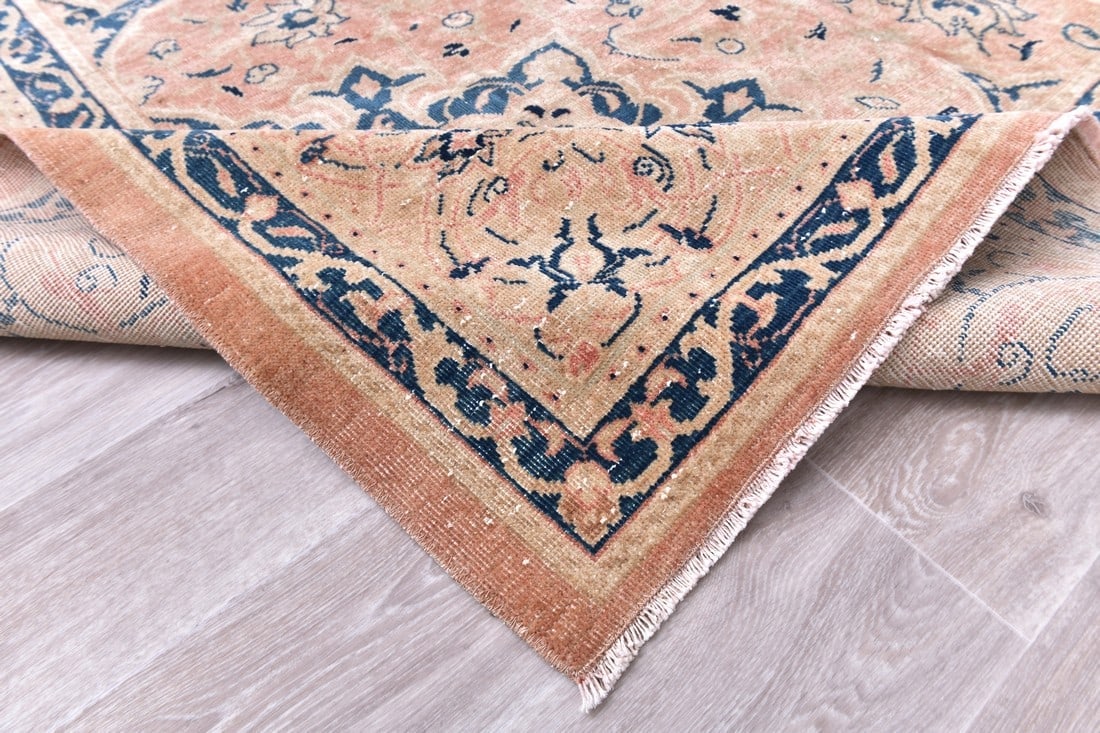 9'8'' x 12'6'' Unique Handmade Vintage Rug - 240573 - 13