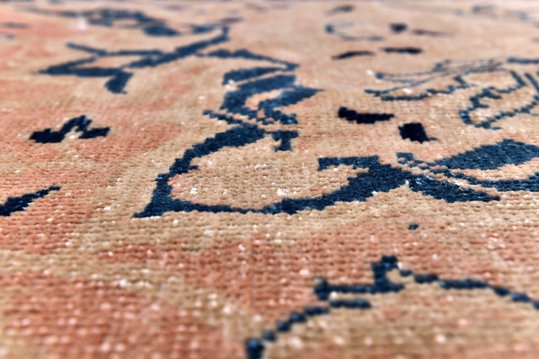 9'8'' x 12'6'' Unique Handmade Vintage Rug - 240573 - 7