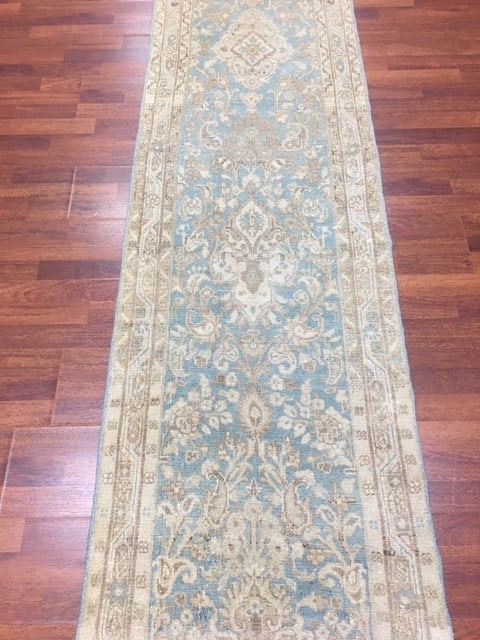 Antique Persian Mashad Runner-4685 - 4