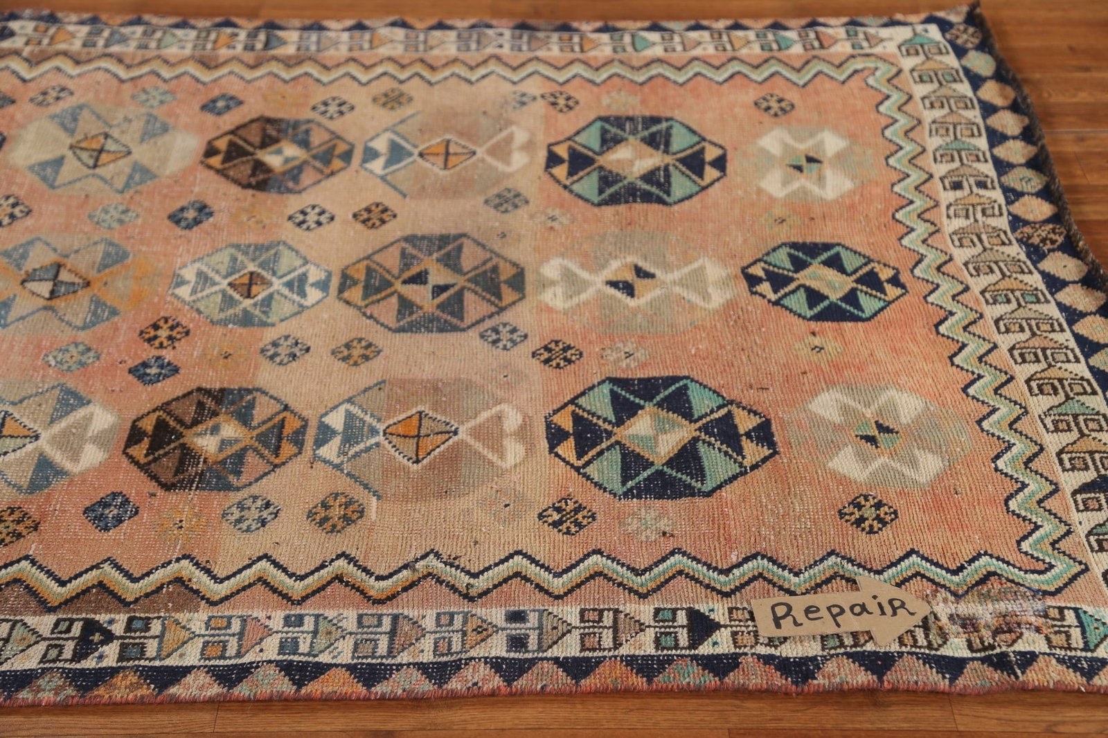 Antique Lori Persian Rug 4x9 - 13