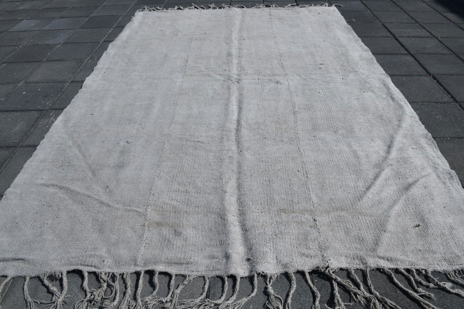 5'6'' x 8'2'' Turkish Vintage Hemp Rug - 52889 - 2