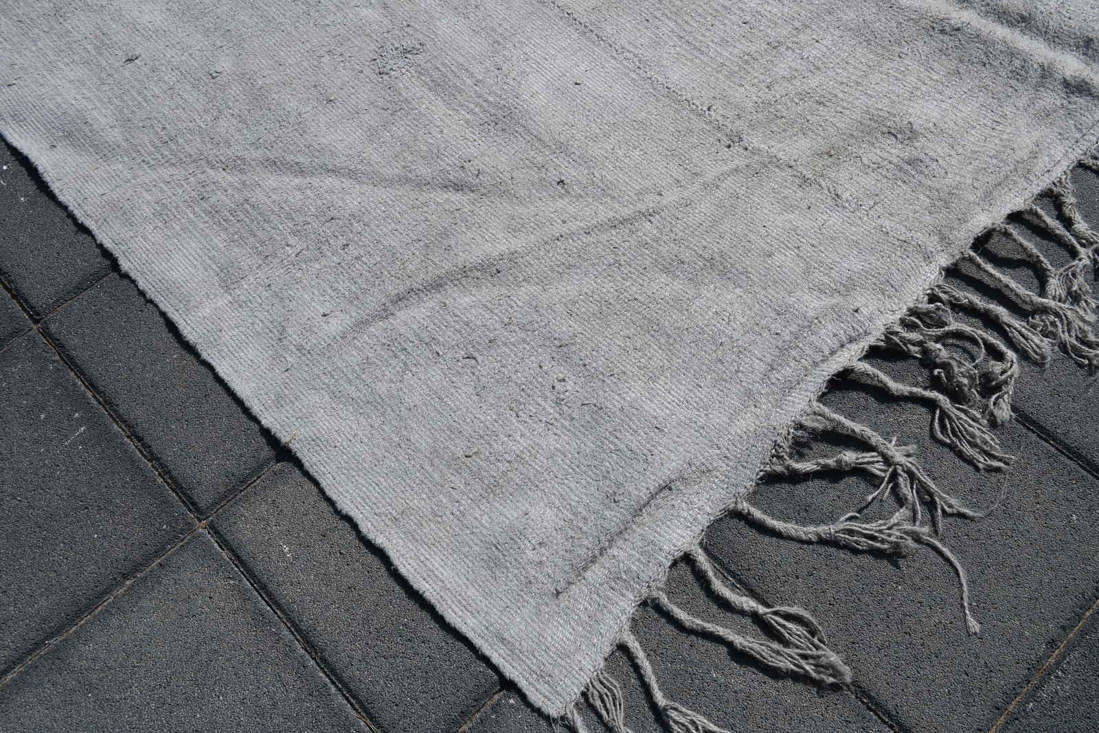 5'6'' x 8'2'' Turkish Vintage Hemp Rug - 52889 - 9