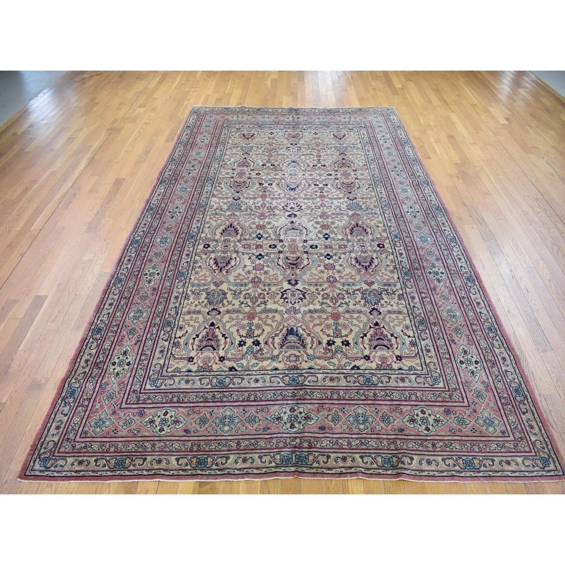 Beige, Antique Turkish Sivas, Mint Condition, Clean and Soft, Wool Rug - 2