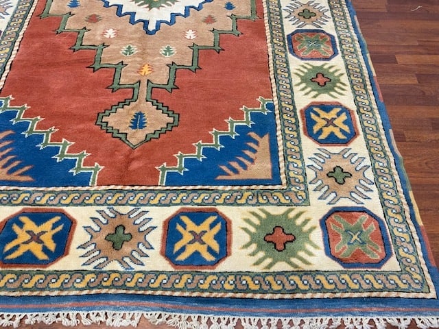 Vintage Serapi design Turkish Rug-3965 - 6